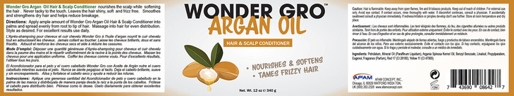 Wonder Gro Argan Oil Nourishing Hair & Scalp Conditioner online at globaldelivered
