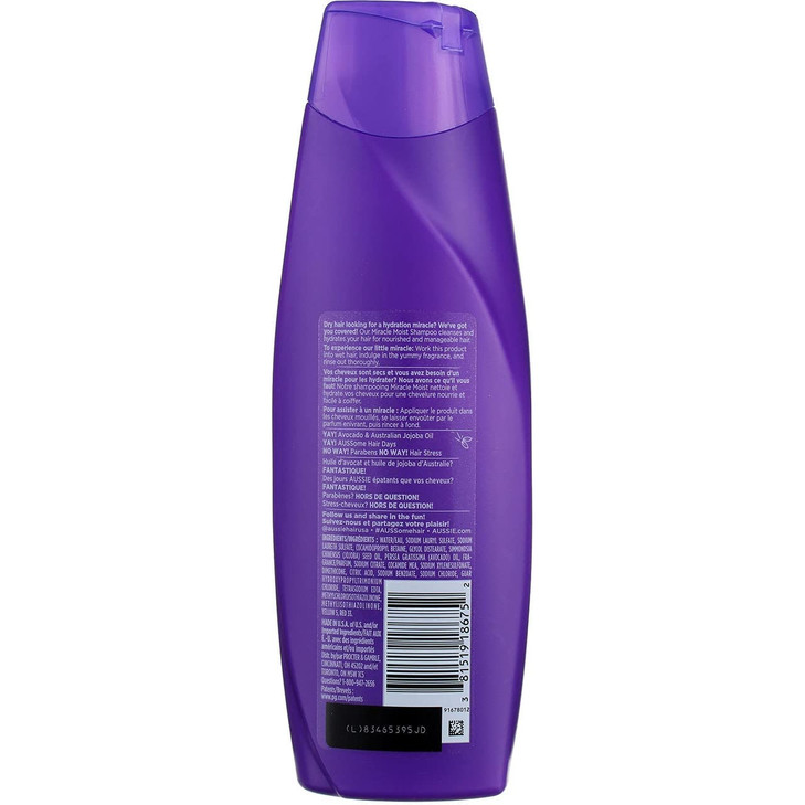 Aussie Miracle Moist Shampoo 121 Ounce