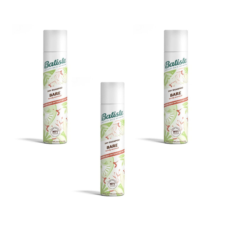 Batiste Shampoo Dry Bare 673 Ounce 200ml 3 Pack