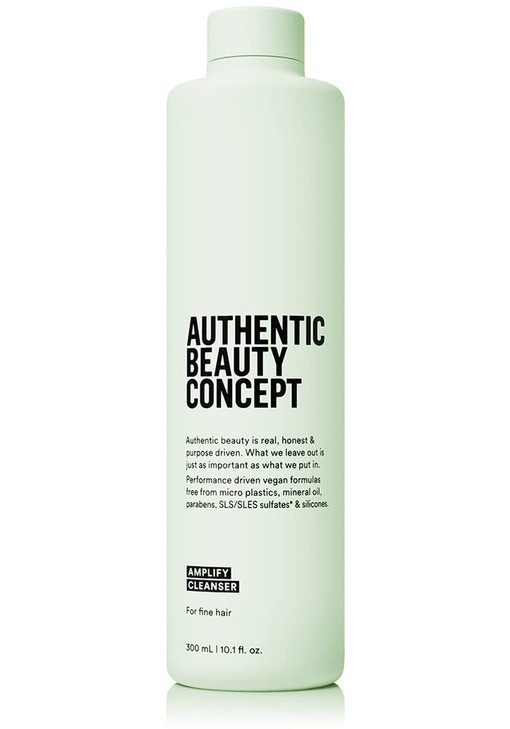 Authentic Beauty Concept Amplify Cleanser Volumizing Shampoo for Fine Hair Increases Body Volume Vegan Crueltyfree Sulfa
