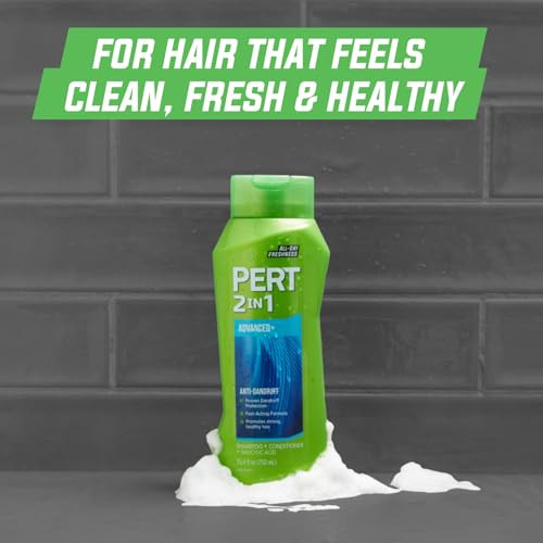 Pert Plus 2 in 1 Shampoo Conditioner Dandruff Control 2540 oz Pack of 4