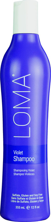 LOMA Violet Shampoo 12 ounce Sulfate Paraben and Gluten FREE