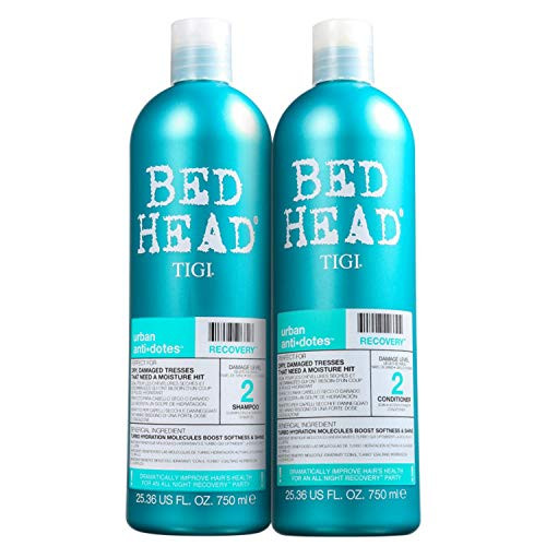 TIGI Bed Head Urban Antidote PFZoVz Recovery Shampoo Conditioner Duo Damage Level 2 2536 Oz 2 Units