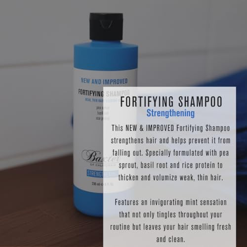 Baxter of California Daily Fortifying Shampoo for Men All Hair Types Cleanses and Strengthens Fresh Mint Scent 8 oz