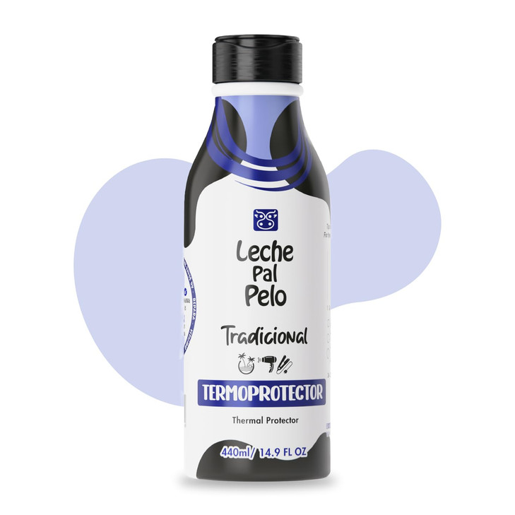 Leche Pal Pelo Hair Thermal Protectant LeaveinTreatment with Natural Soy Wheat and Aloe Vera 149 oz