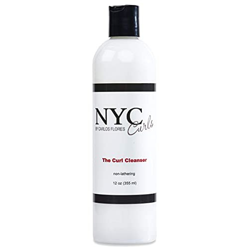 NYC Curls The Curl Cleanser Best Sulfate Free Shampoo Alternative for Curly Coily Wavy Hair Zero Lather Color Safe Sulfa