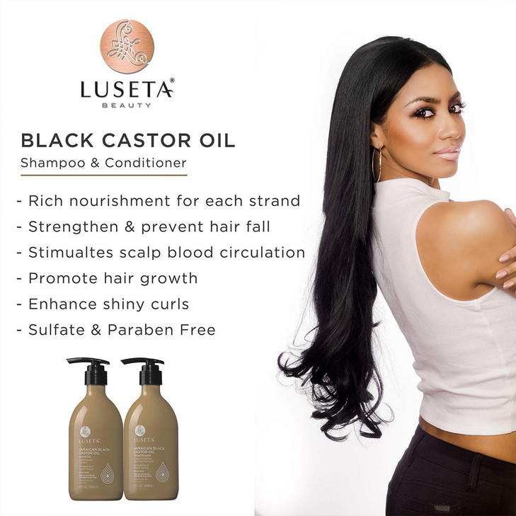 Luseta Jamaican Black Castor Oil Conditioner for Fine and Dry Hair 169oz