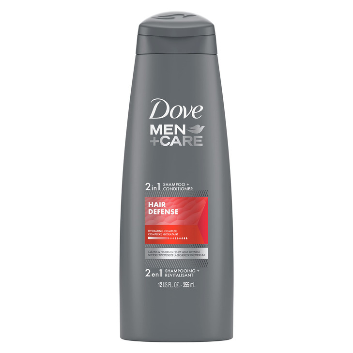 Dove MenCare 2 in 1 Shampoo and Conditioner for Clean Hair Defense Shampoo and Conditioner for Stronger Healthy Hair Eve