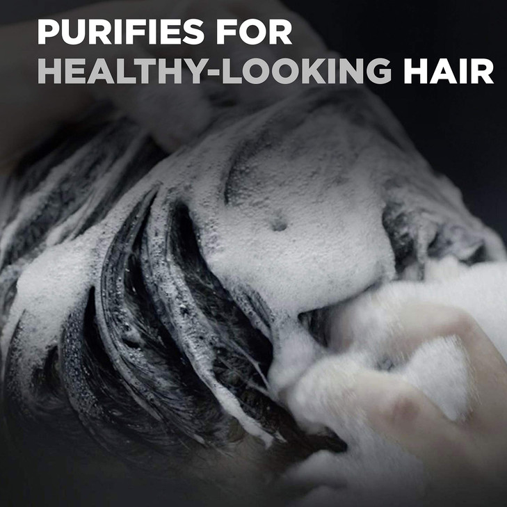 Dove MenCare Shampoo For HealthyLooking Hair Charcoal Clay Naturally Derived Plant Based Cleansers 204 oz