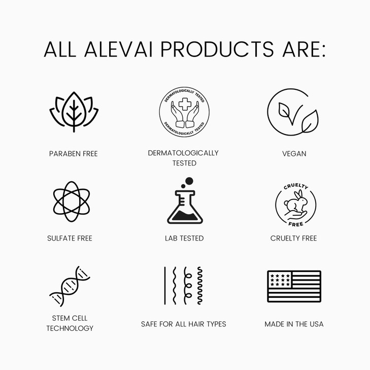 Alevai Stem Hair Growth Shampoo with Biotin Repairs Strengthens Nourishes Safe For Color Chemically Treated Hair Sulfate