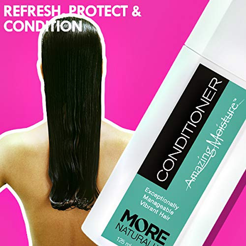 More Hair Naturally Amazing Moisture Conditioner Refresh Protect and Condition