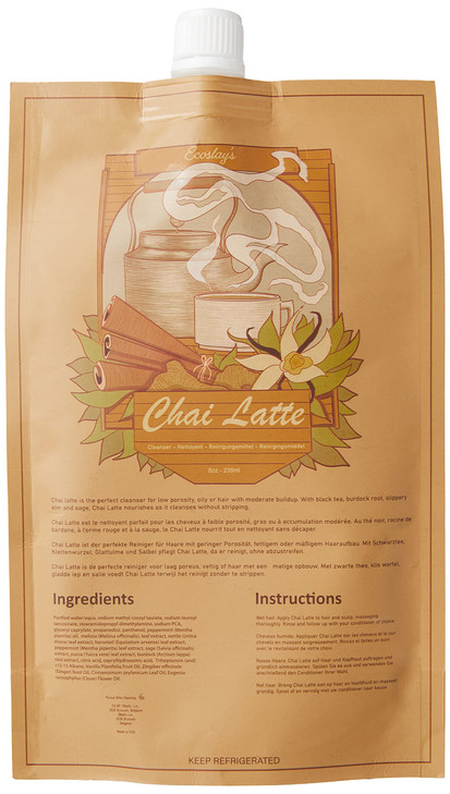 Ecoslay Chai Latte Cleanser Clean without Stripping Lowporosity Cleanser 8oz