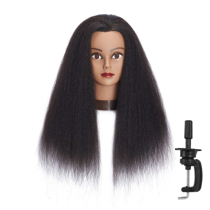 Headfix Hair Mannequin Head 100 Real Hair Hairdresser Practice Styling Training Head Cosmetology Manikin Doll Head With