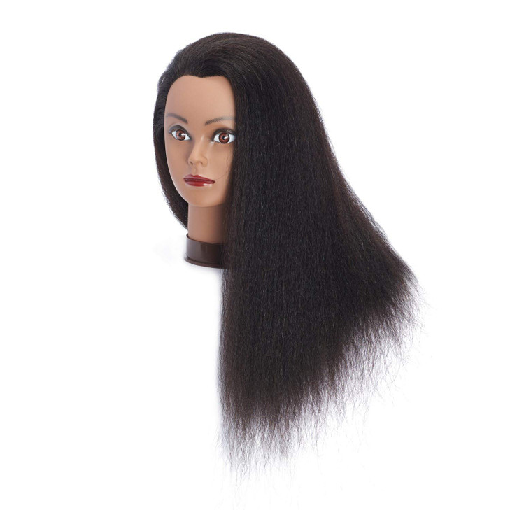 Headfix Hair Mannequin Head 100 Real Hair Hairdresser Practice Styling Training Head Cosmetology Manikin Doll Head With