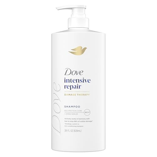 Dove Shampoo Intensive Repair for Damaged Hair with BioProtein Care Technology and Amino Serum 28 Fl Oz