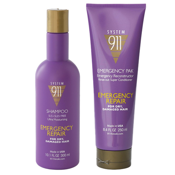 Hayashi System 911 Shampoo 101oz Emergency Pak 84oz Set