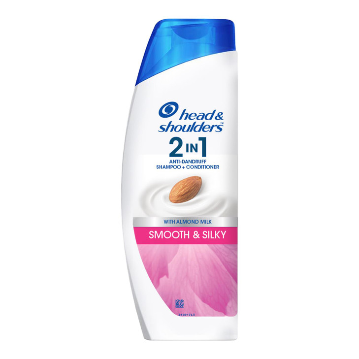 Head Shoulders Smooth and Silky 2in1 Anti Dandruff Shampoo Conditioner 180ml