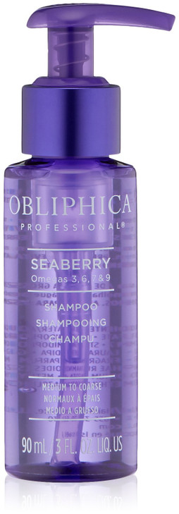 Obliphica Seaberry Shampoo for Medium Course Hair Frizz Free Nourished and Damaged Repaired Hair Hair Mask Treatment for