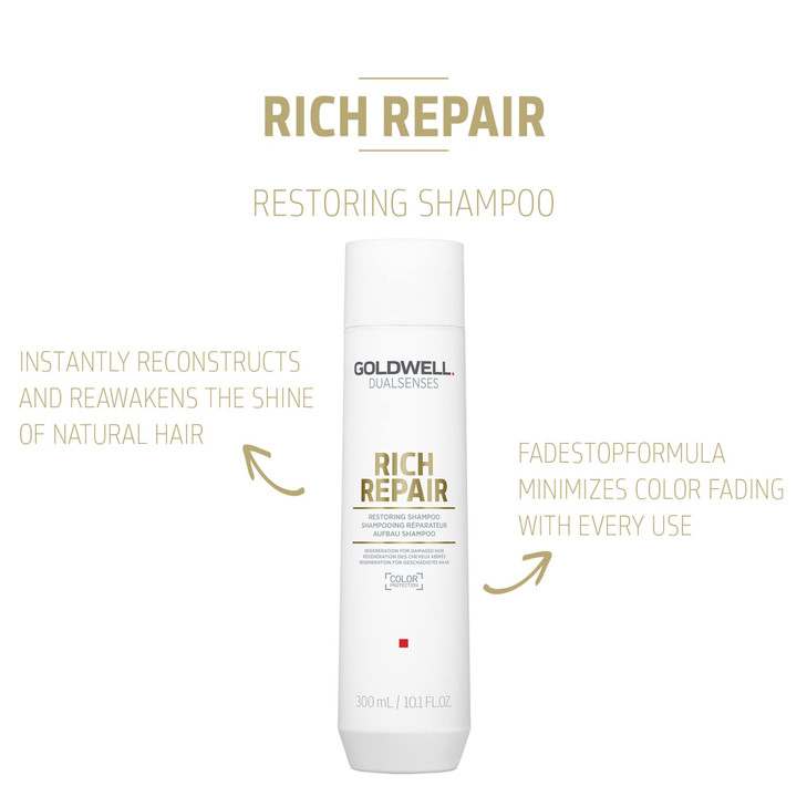 Goldwell Dualsenses Rich Repair Restoring Shampoo 101 Fl Oz