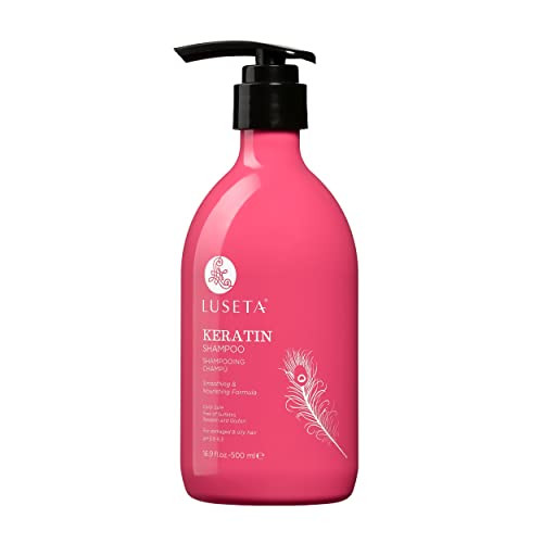 Luseta Keratin Shampoo for Dry Damaged Hair Smoothing Nourishing for Color Treated Hair 169 Oz