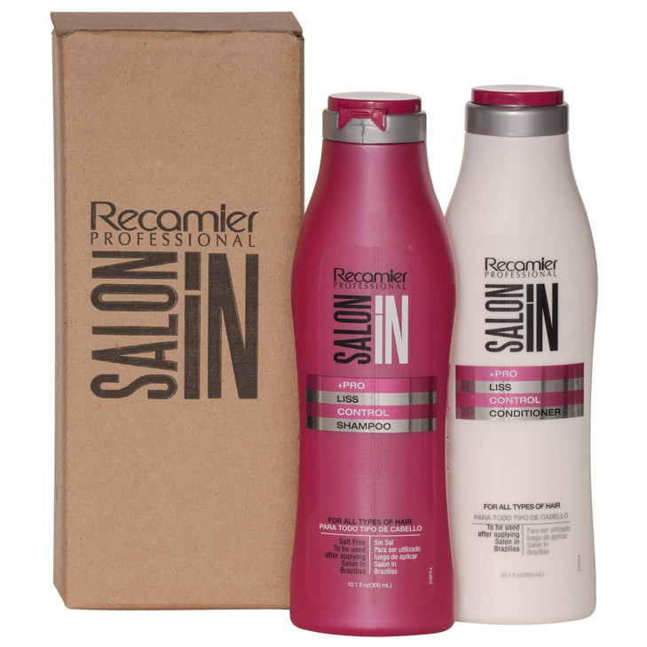 RECAMIER Anti Frizz Shampoo Conditioner Set Hair Treatment Champu y Acondicionador para Mujer 101 OZ
