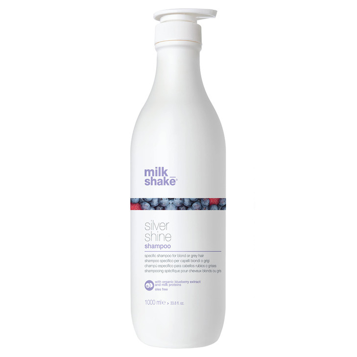 Milkshake Silver Shine Purple Shampoo for Blonde Hair Blonde Toner for Brassy Hair 100 SLESFree