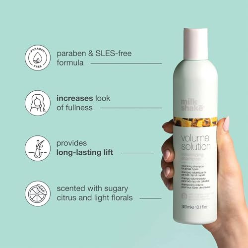 milkshake Volumizing Shampoo for Thin Hair Thickening Volume Shampoo for Fine Hair 338 Fl Oz