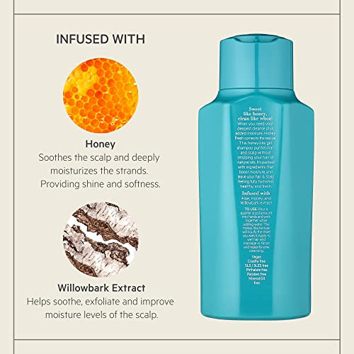 TPH BY TARAJI Honey Fresh Sulfate Free Clarifying Shampoo for Buildup with Aloe Honey Willowbark Extract For Oily Hair G