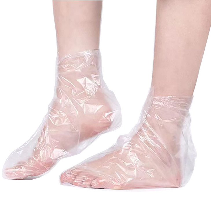 200PCS Clear Plastic Disposable Booties, Paraffin Bath Liners for Foot Pedicure Hot Spa Wax Treatment, Larger Thicker Thermal Therapy Feet Covers Bag online at globaldelivered