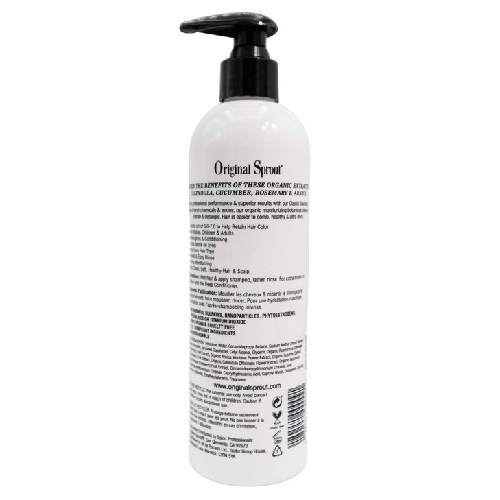 Original Sprout Classic Shampoo Sulfate Free Shampoo for Classic Hair Care 12 oz 2 pack Packaging May Vary