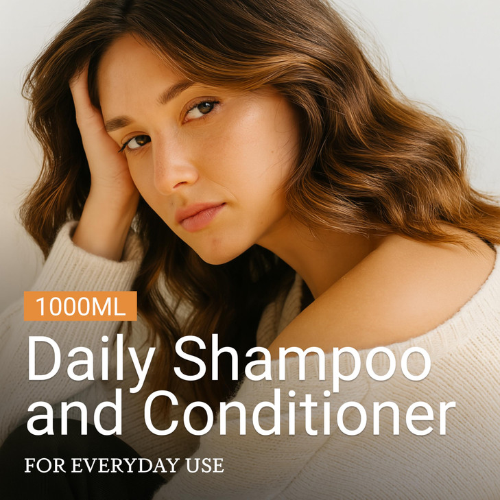 LOMA Daily Shampoo and Daily Conditioner DUO PACK 33 Ounce Liter