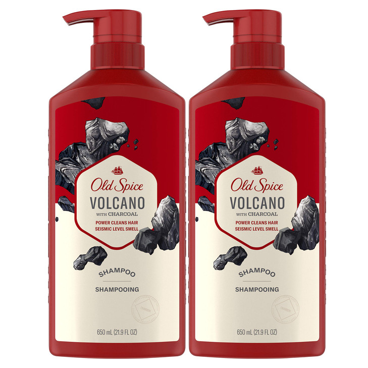 Old Spice Charcoal Shampoo for Men 219 Oz Each Twin Pack