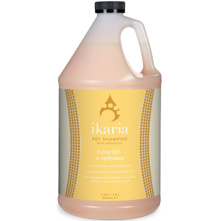 Ikaria Nourish Release Pet Shampoo with Argan Oil Gallon