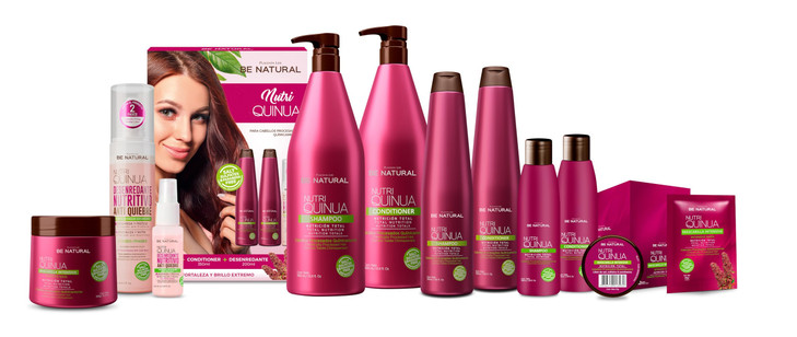 PLACENTA LIFE BE NATURAL Nutri Quinua Shampoo Total Nutrition Shampoo for Chemically Processed Hair 350 ml 1183 floz