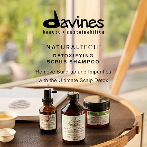 Davines Naturaltech DETOXIFYING Scrub Shampoo Deeply And Gently Cleanse Hair And Scalp 845 Fl Oz