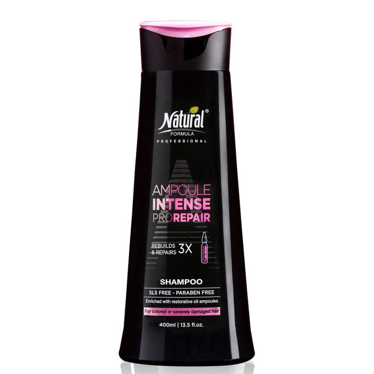 Natural FORMULA Ampoule Intense Hair Shampoo Professional Ampoule Treatment with Natural Oils Repair Restore and Nourish