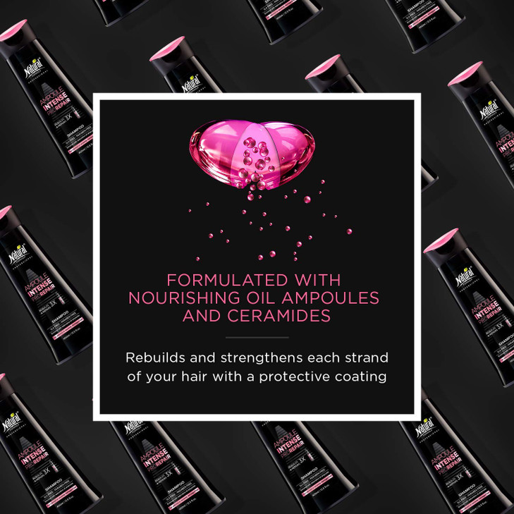 Natural FORMULA Ampoule Intense Hair Shampoo Professional Ampoule Treatment with Natural Oils Repair Restore and Nourish