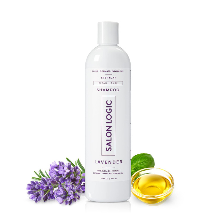 SalonLogic Everyday Clean Pure Shampoo Lavender Salon Quality Products Keratin treatment Naturally Scented Hydrating Moi