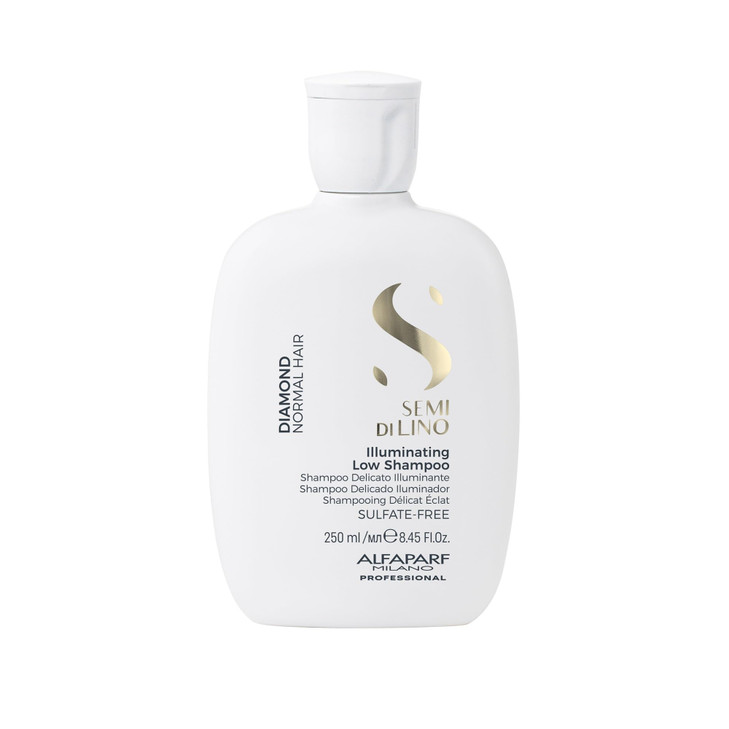 Alfaparf Milano Semi di Lino Diamond Illuminating Shampoo and Conditioner Set Sulfate Free Shampoo and Conditioner for C