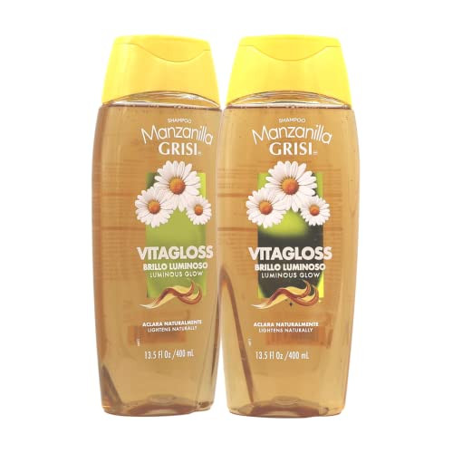 Manzanilla Grisi Cleansing Shampoo with Chamomile Extract 2 Pack 135 FL Oz Bottles