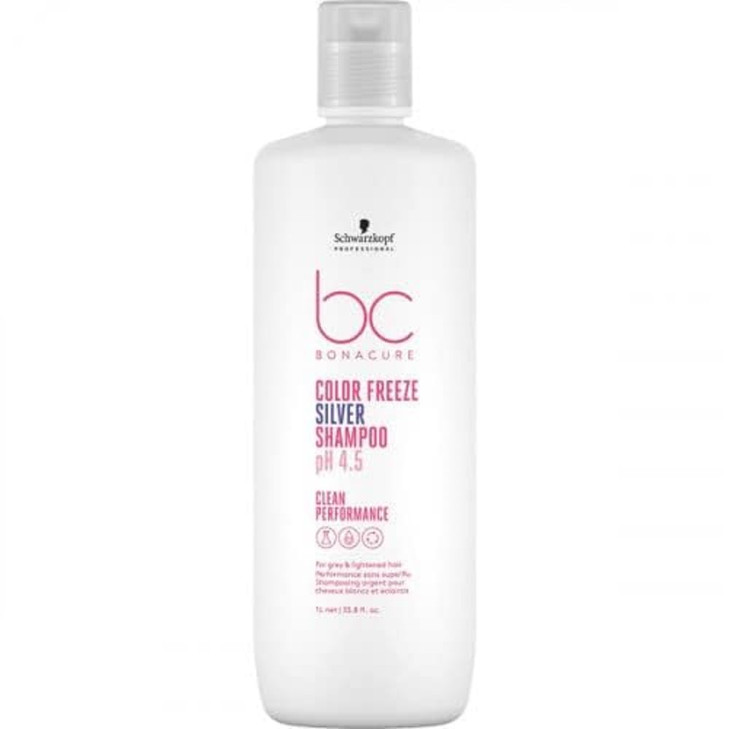 Schwarzkopf BC pH45 Color Freeze Micellar Silver Shampoo 1L