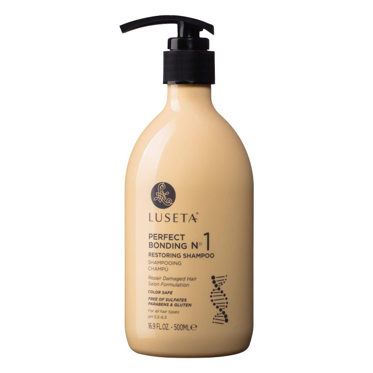 Luseta Perfect Bonding Restoring Shampoo Bond Strengthening Color Longevity for All Hair Type Sulfate Paraben Free 169oz