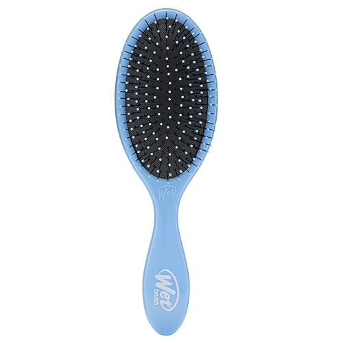 Wet Brush Detangling Brush, Original Detangler Brush (Sky) - Wet & Dry Tangle-Free Hair Brush for Women & Men - No Tangle Soft & Flexible Bristles fo online at globaldelivered