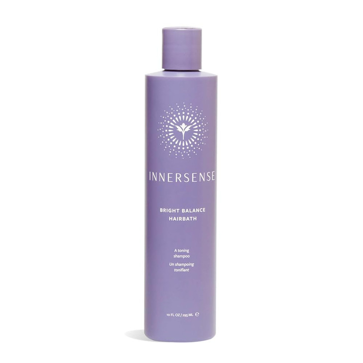 INNERSENSE Organic Beauty Natural Bright Balance Purple Toning Hairbath NonToxic CrueltyFree Haircare 10 fl oz 295 ml
