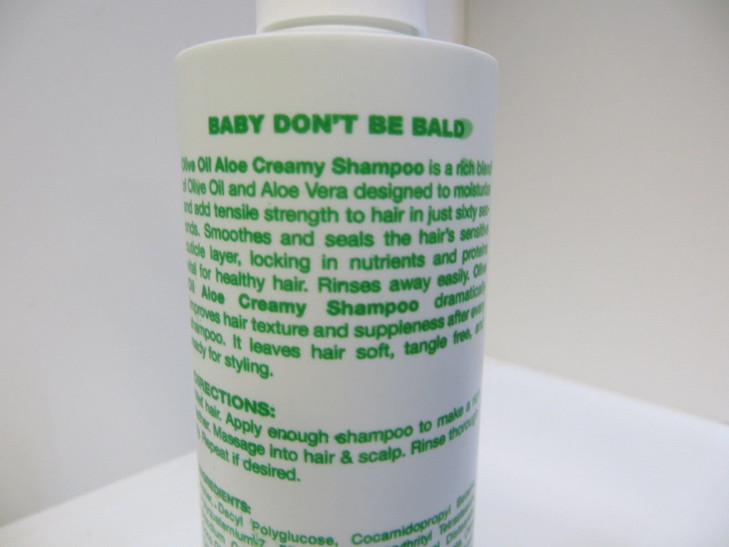 Baby Dont Be Bald Olive Oil Shampoo 8 oz