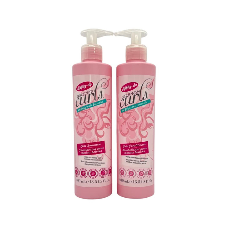 Dippitydo Girls with Curls Shampoo Conditioner Duo