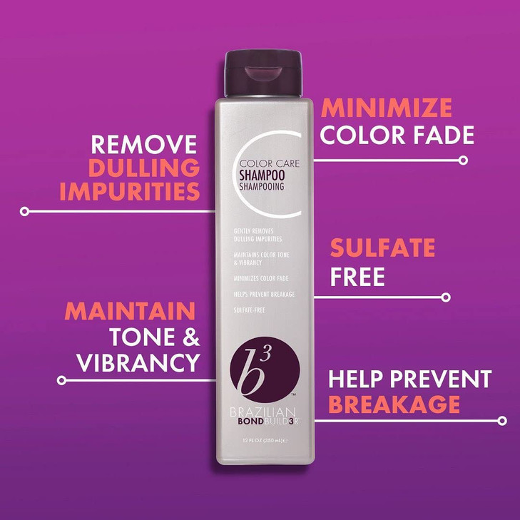 B3 Brazilian Bondbuilder Color Care Shampoo 12 Fl Oz Pack of 1