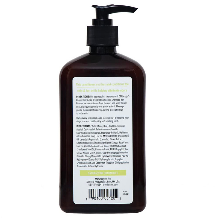 DERMagic Peppermint Tea Tree Oil Shampoo Conditioner 18 fl oz