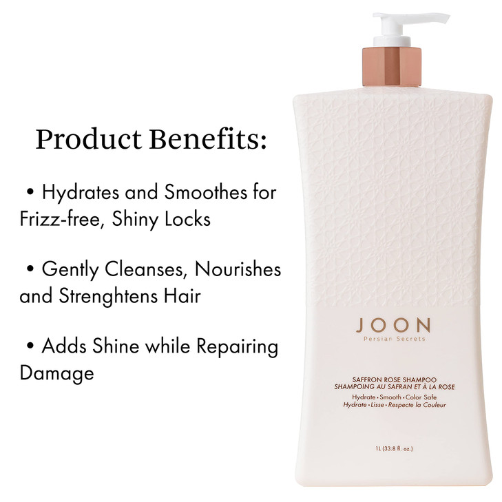 Joon Saffron Rose Shampoo Pomegranate Pistachio Oil 338 Fl Oz