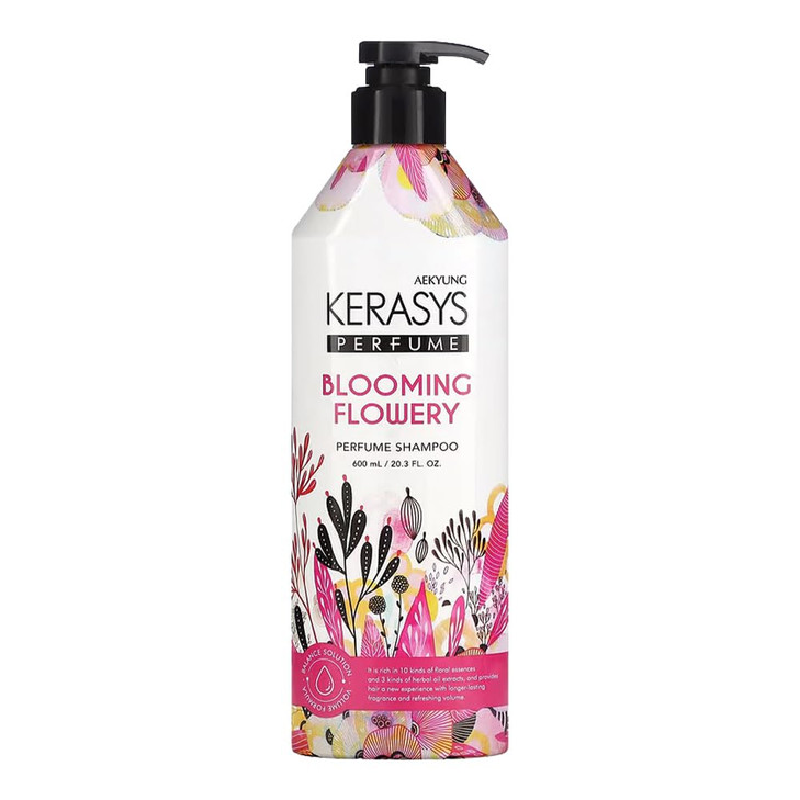 Kerasys Perfume Blooming Flowery 203 fl oz 600 ml Shampoo 1Pack